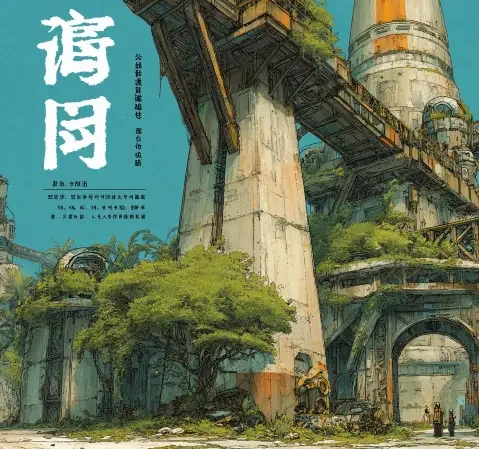 社区成员正在交流讨论的场景示意图
